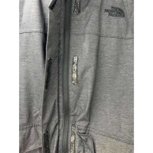 The North Face Women's Medium Jacket Gray Charcoal Dryvent Full Zip - Picture 16 of 16